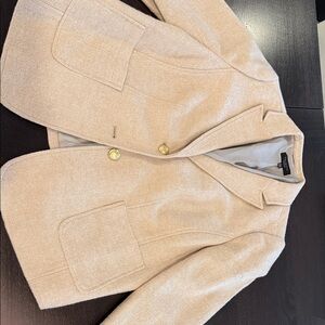 Talbots Light Beige Blazer with Gold Buttons 16WP